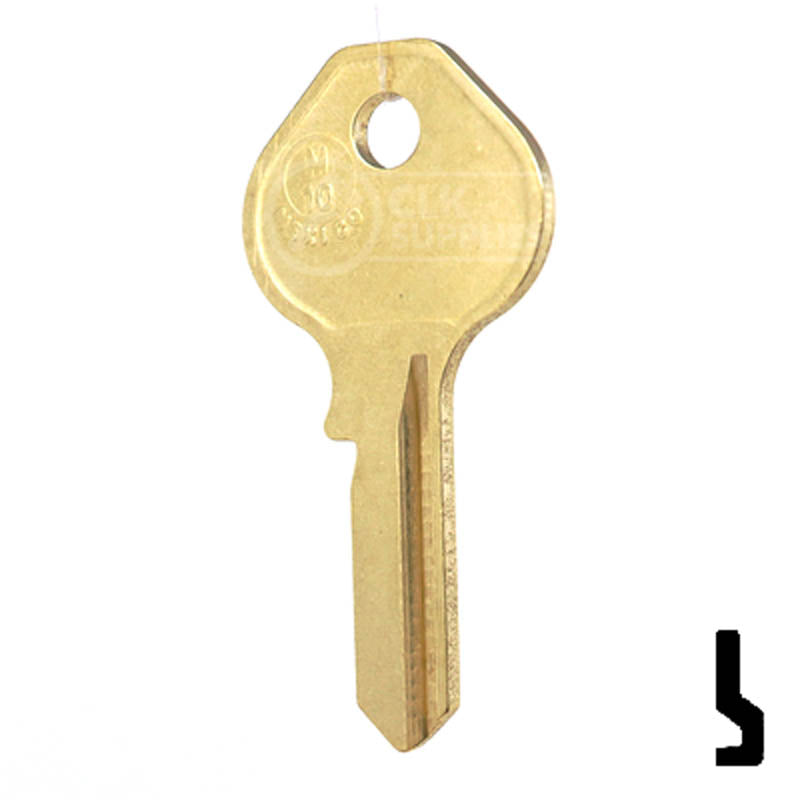 M10, 1092N Master Key Padlock Key JMA USA
