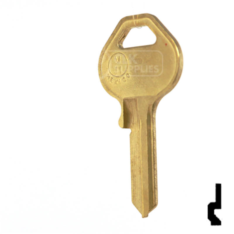 M11, 1092H Master Key Padlock Key JMA USA
