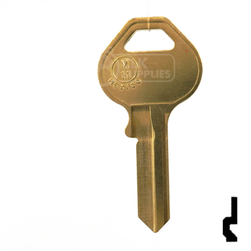 M11, 1092H Master Key Padlock Key JMA USA