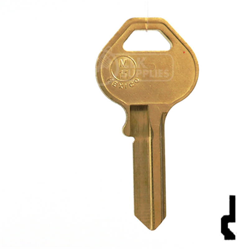 M11, 1092H Master Key Padlock Key JMA USA