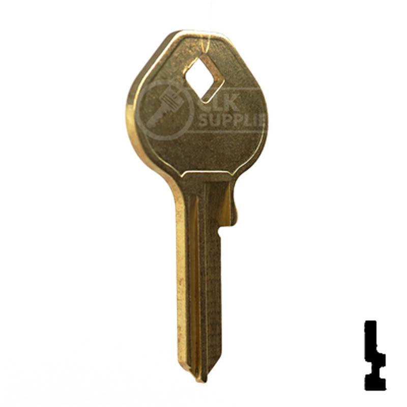 M12, 1092D Master Key Padlock Key JMA USA