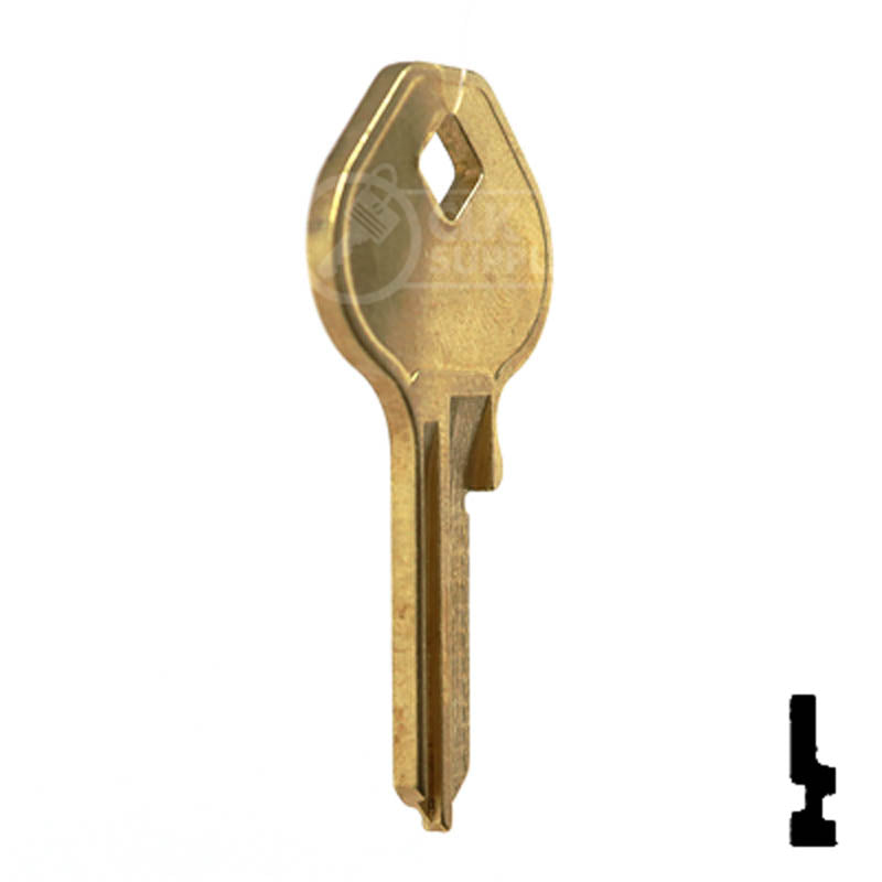 M12, 1092D Master Key Padlock Key JMA USA