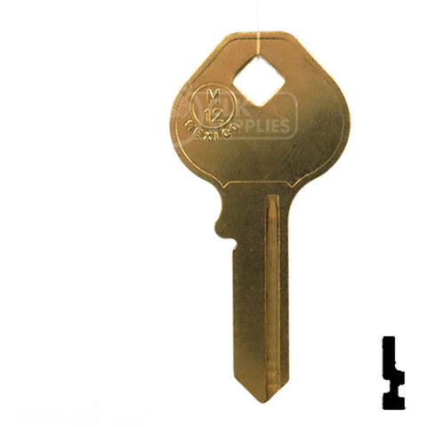M12, 1092D Master Key Padlock Key JMA USA