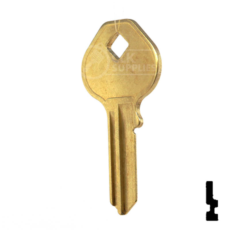 M12, 1092D Master Key Padlock Key JMA USA