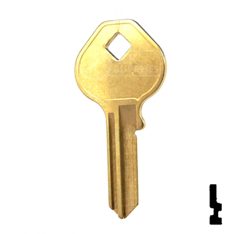 M12, 1092D Master Key Padlock Key JMA USA