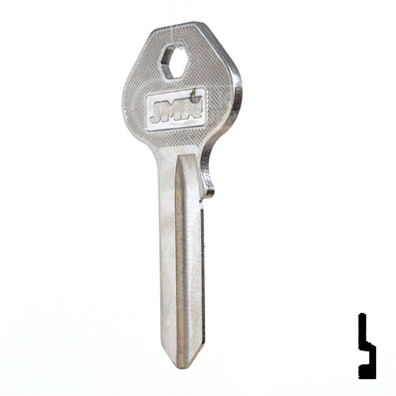 M14, 1092J Master Key Padlock Key JMA USA