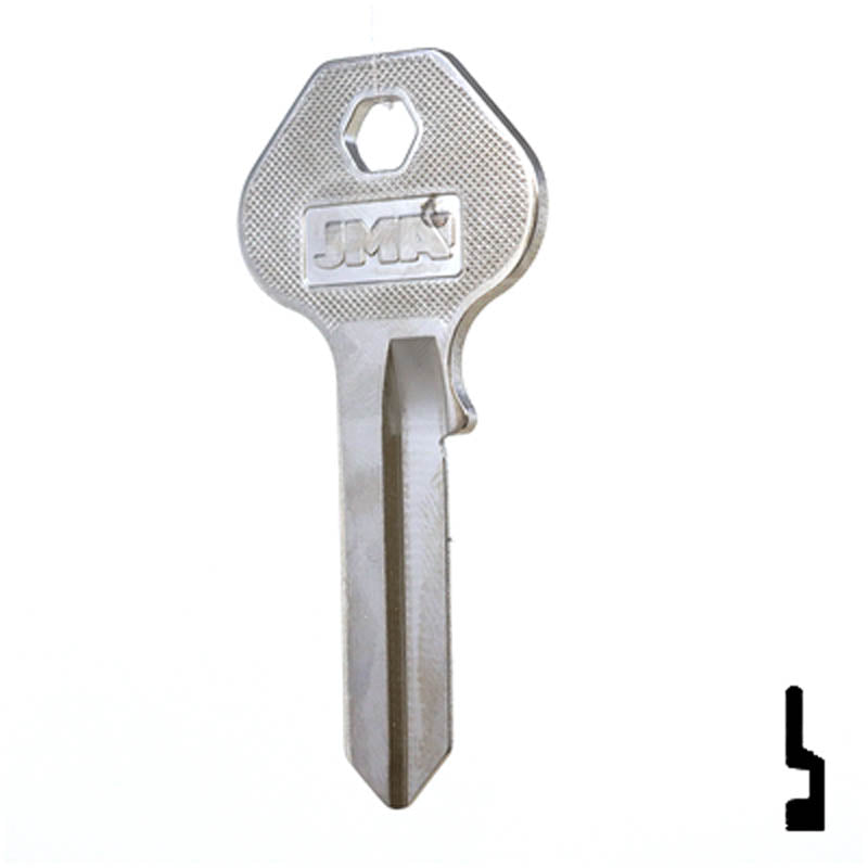 M14, 1092J Master Key Padlock Key JMA USA