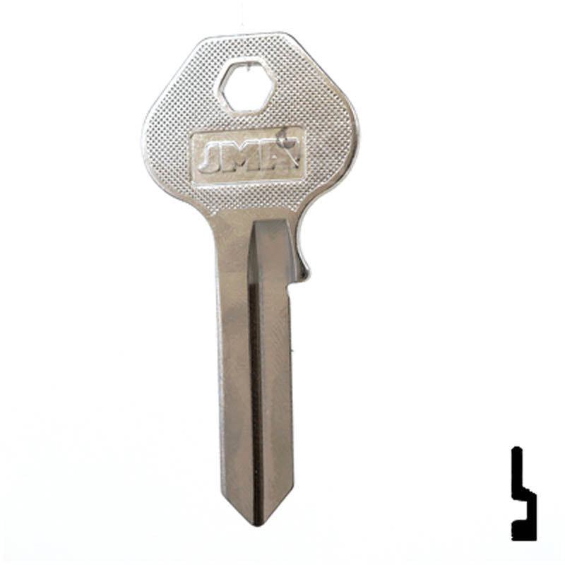 M14, 1092J Master Key Padlock Key JMA USA