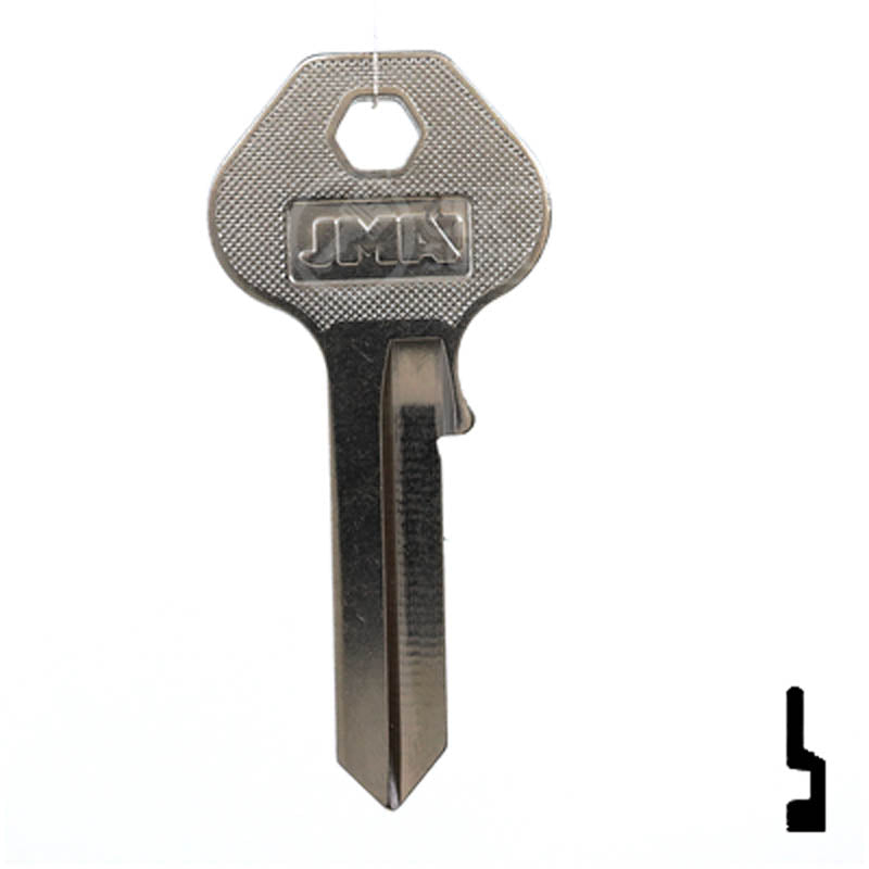 M14, 1092J Master Key Padlock Key JMA USA