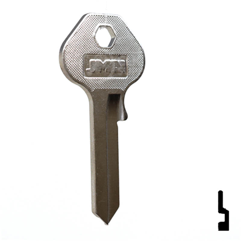 M14, 1092J Master Key Padlock Key JMA USA