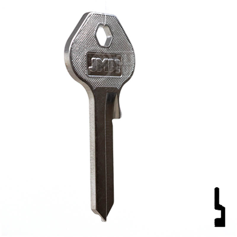 M14, 1092J Master Key Padlock Key JMA USA