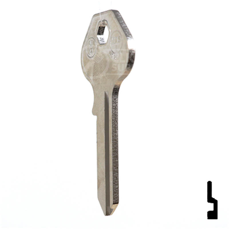 M14, 1092J Master Key Padlock Key JMA USA