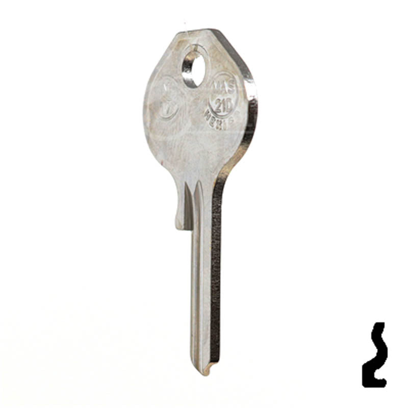 M17, 1092C Master Padlock Key Padlock Key JMA USA