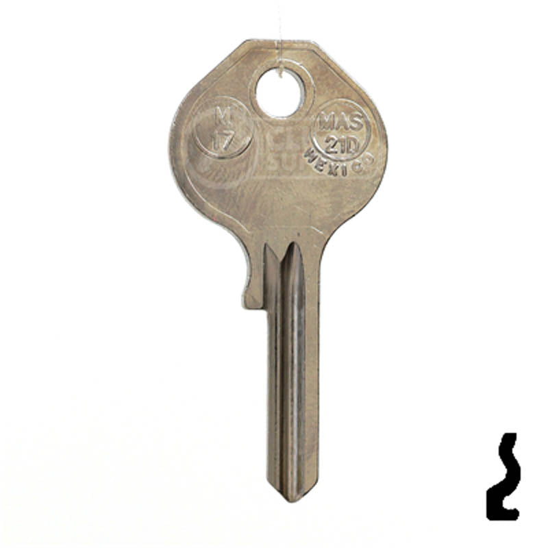 M17, 1092C Master Padlock Key Padlock Key JMA USA