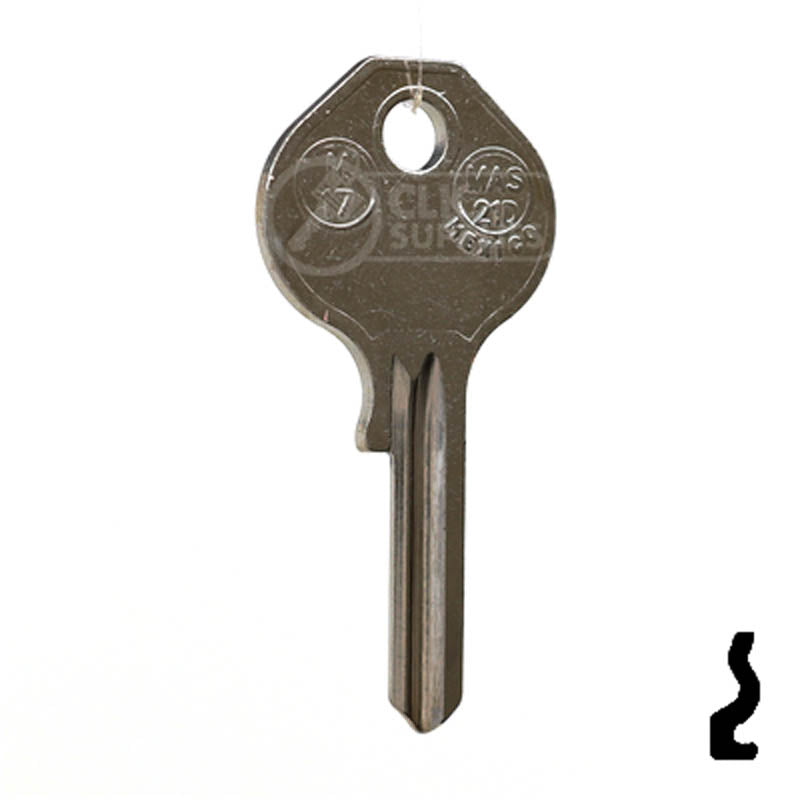 M17, 1092C Master Padlock Key Padlock Key JMA USA