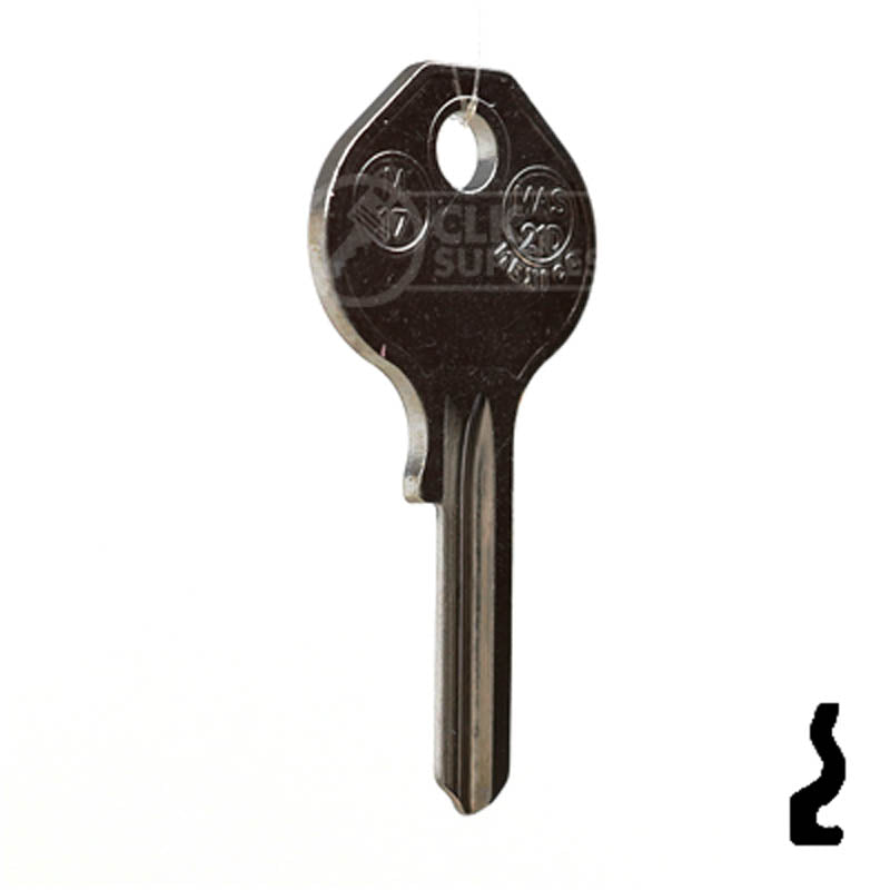 M17, 1092C Master Padlock Key Padlock Key JMA USA