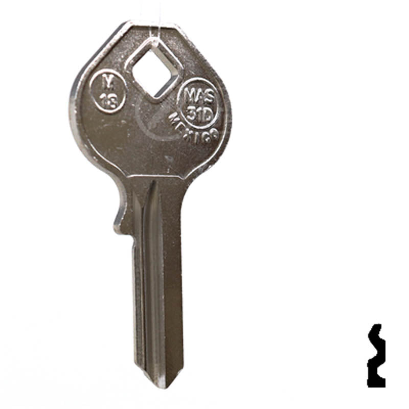 M18, 1092-40 Master Padlock Key Padlock Key JMA USA