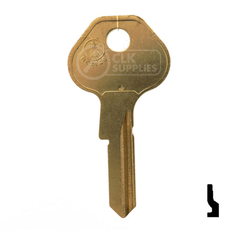 Padlock Key Blanks | Uncut Key Blank | Master Padlock | M19, 1092-900 ...