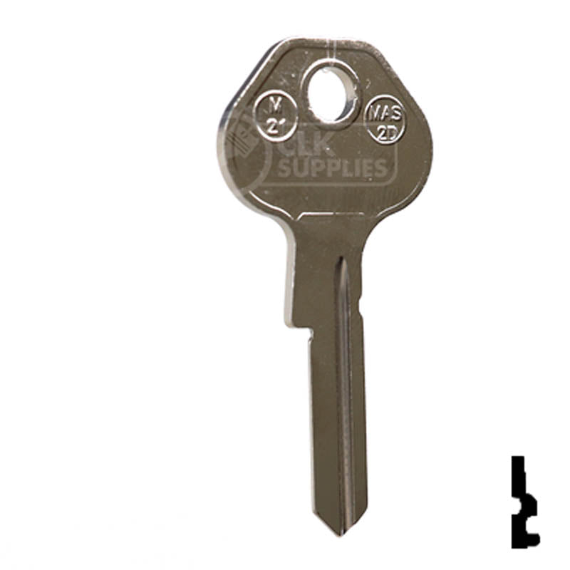 M21, 1092-7000 Master Key Padlock Key JMA USA