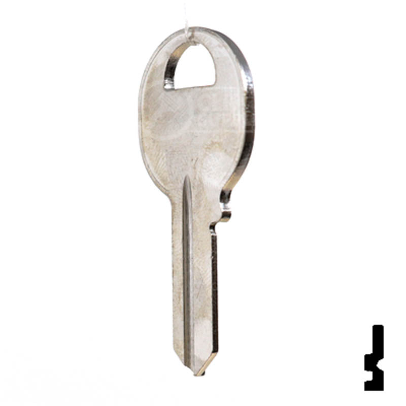 M24, 1092-600A Master Key Padlock Key Ilco