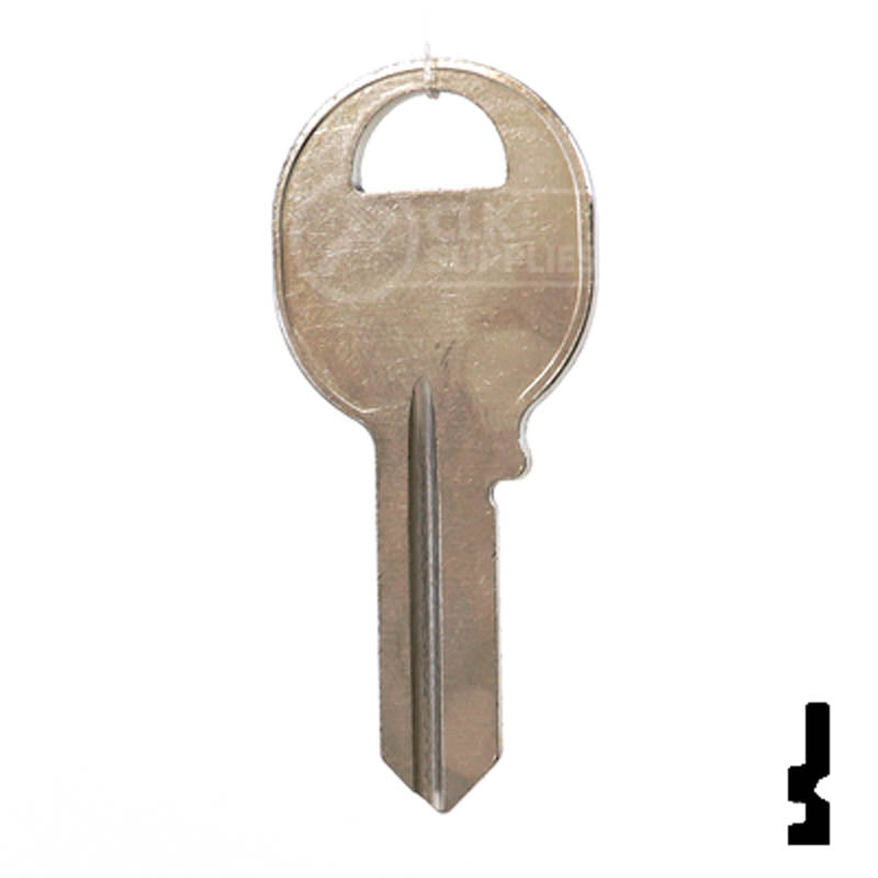M24, 1092-600A Master Key Padlock Key Ilco
