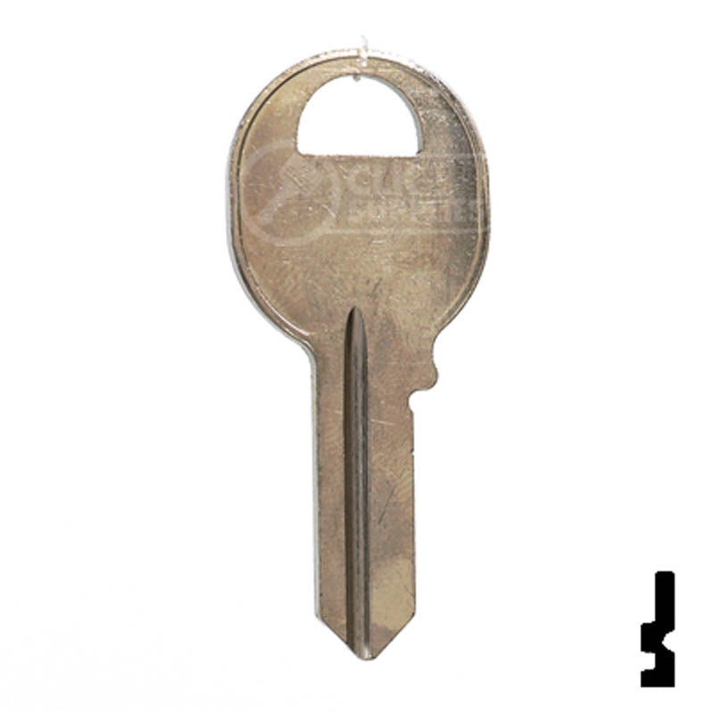 M24, 1092-600A Master Key Padlock Key Ilco