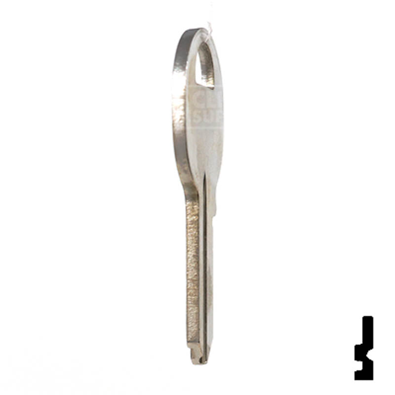 M24, 1092-600A Master Key Padlock Key Ilco