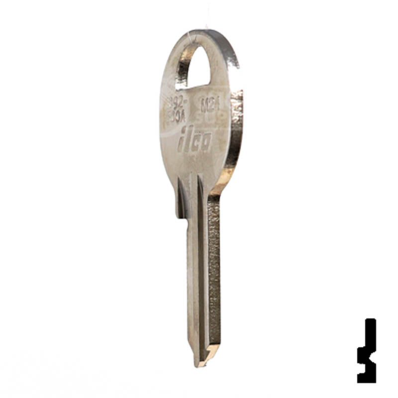 M24, 1092-600A Master Key Padlock Key Ilco