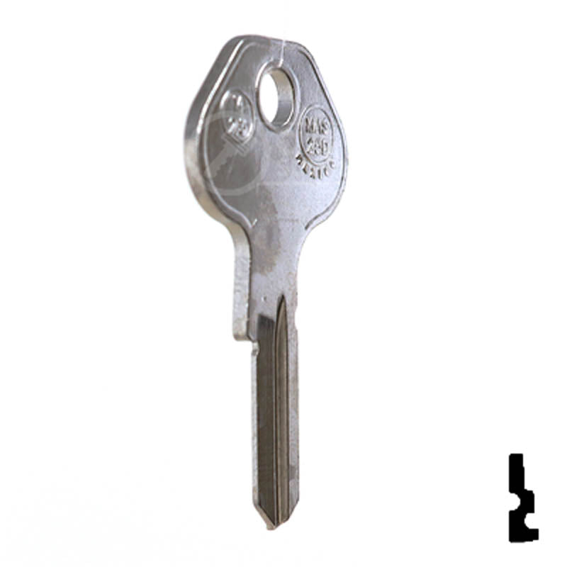 M25, 1092-6000B Master Key Padlock Key JMA USA