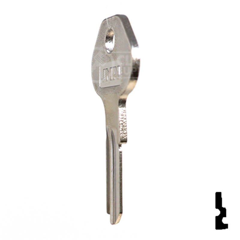 M25, 1092-6000B Master Key Padlock Key JMA USA