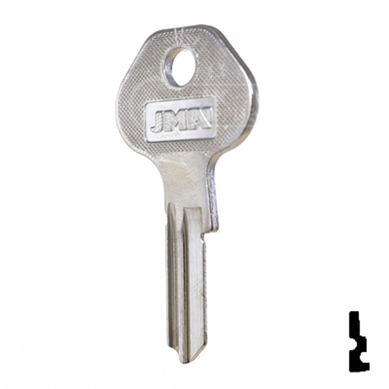 M25, 1092-6000B Master Key Padlock Key JMA USA