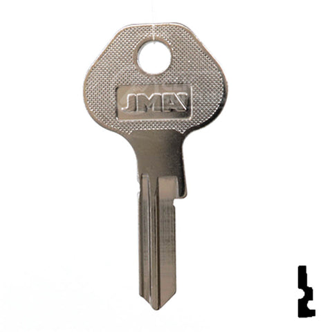 M25, 1092-6000B Master Key Padlock Key JMA USA