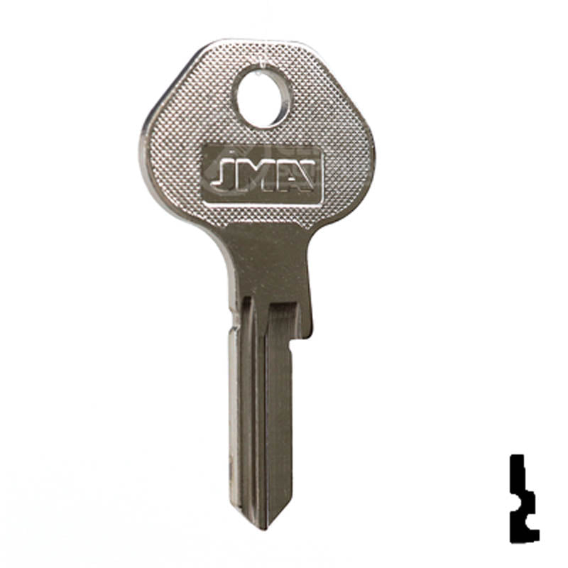 M25, 1092-6000B Master Key Padlock Key JMA USA