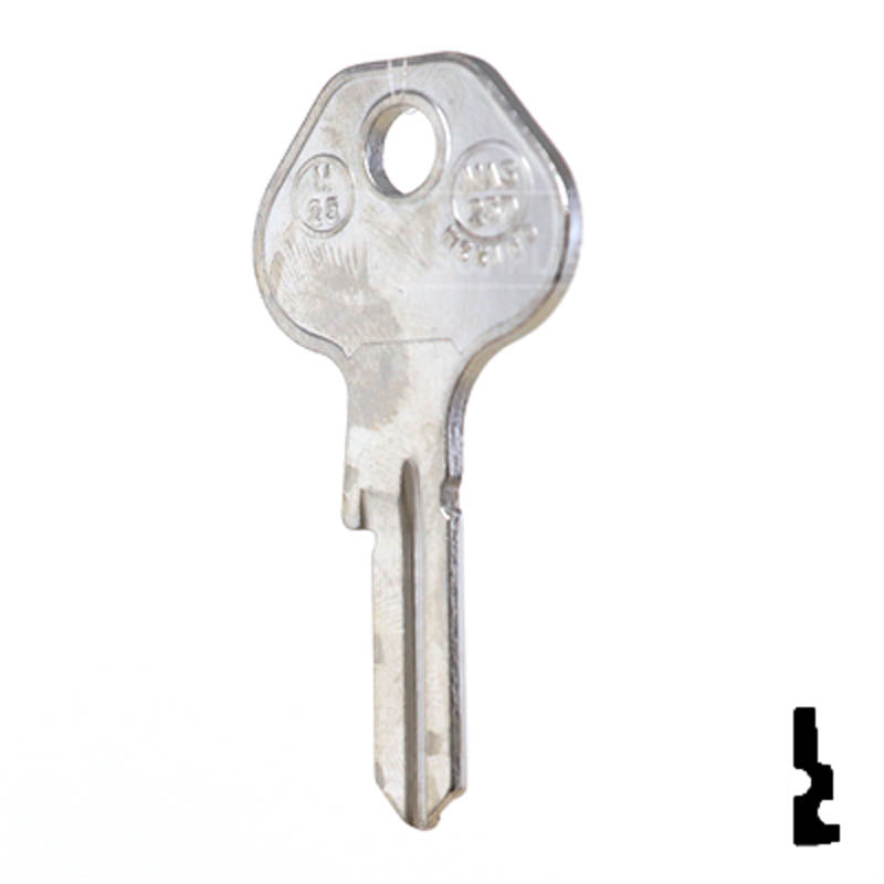 M25, 1092-6000B Master Key Padlock Key JMA USA