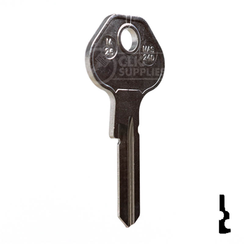 M26, 1092-7000B Master Key Padlock Key JMA USA