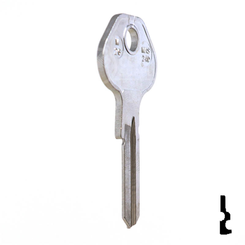 M26, 1092-7000B Master Key Padlock Key JMA USA