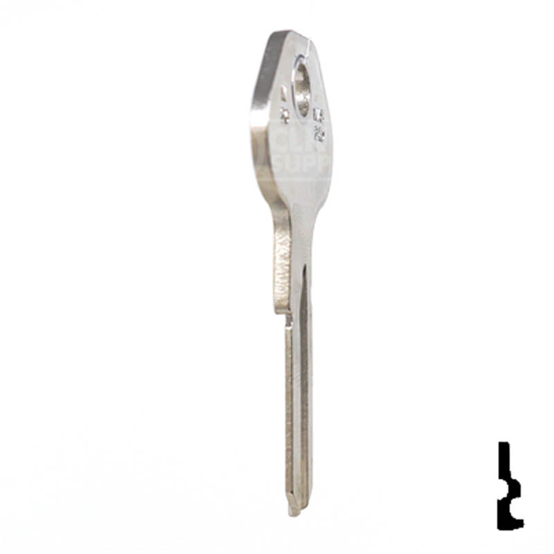 M26, 1092-7000B Master Key Padlock Key JMA USA