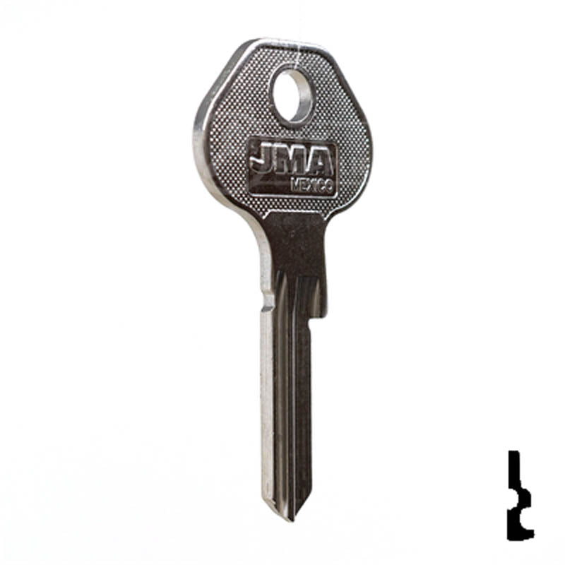 M26, 1092-7000B Master Key Padlock Key JMA USA