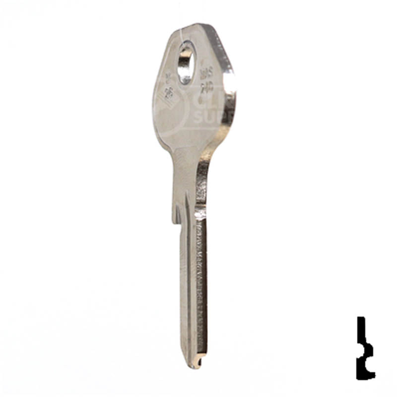 M26, 1092-7000B Master Key Padlock Key JMA USA