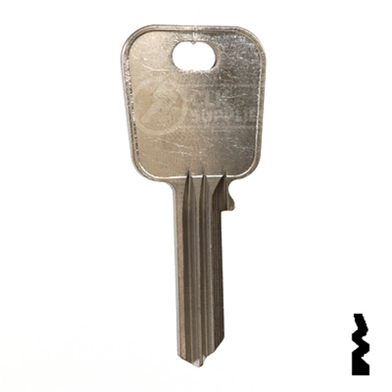 M27, 1092F Master Key Padlock Key Ilco