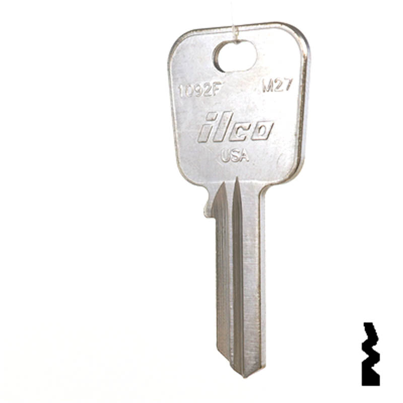 M27, 1092F Master Key Padlock Key Ilco