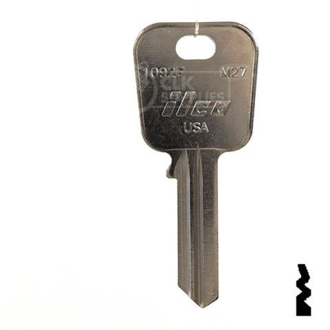 M27, 1092F Master Key Padlock Key Ilco