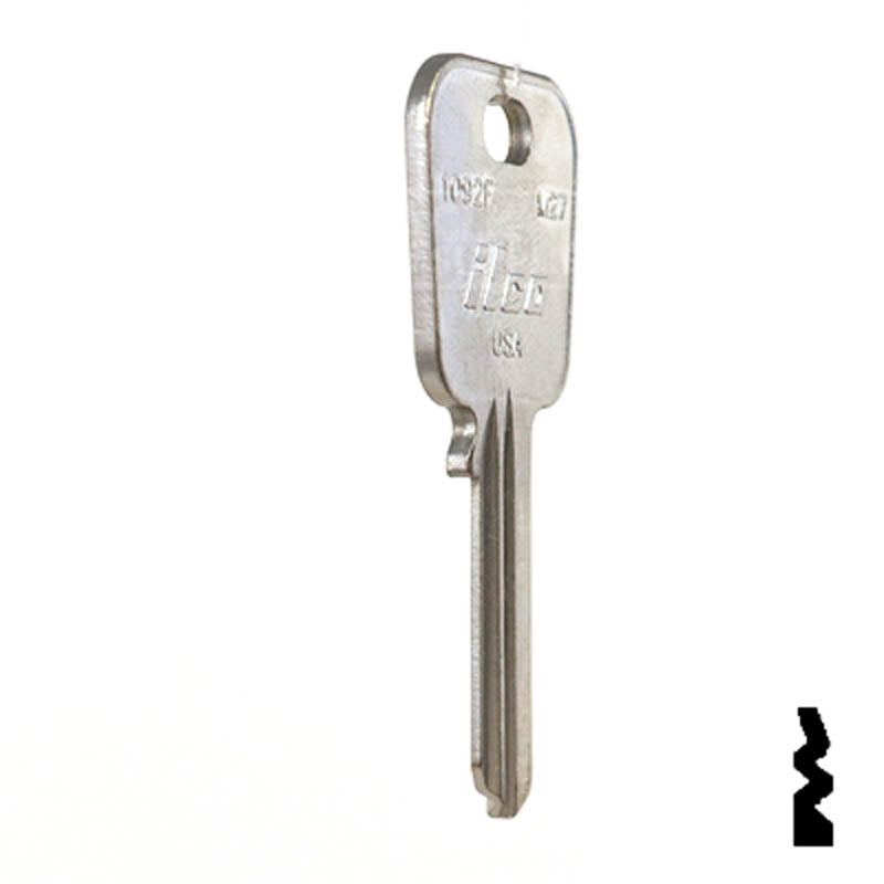 M27, 1092F Master Key Padlock Key Ilco