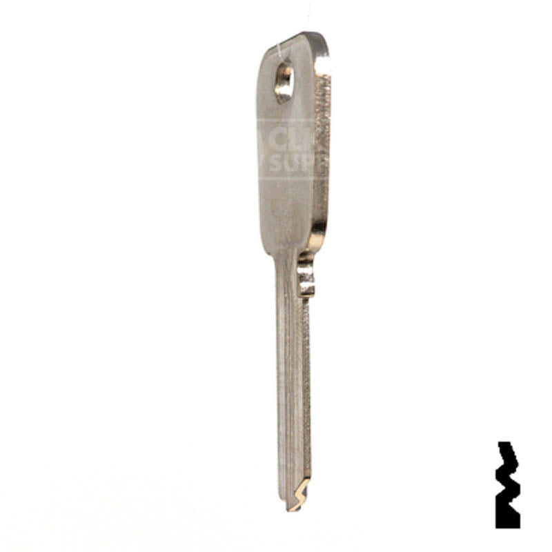 M27, 1092F Master Key Padlock Key Ilco