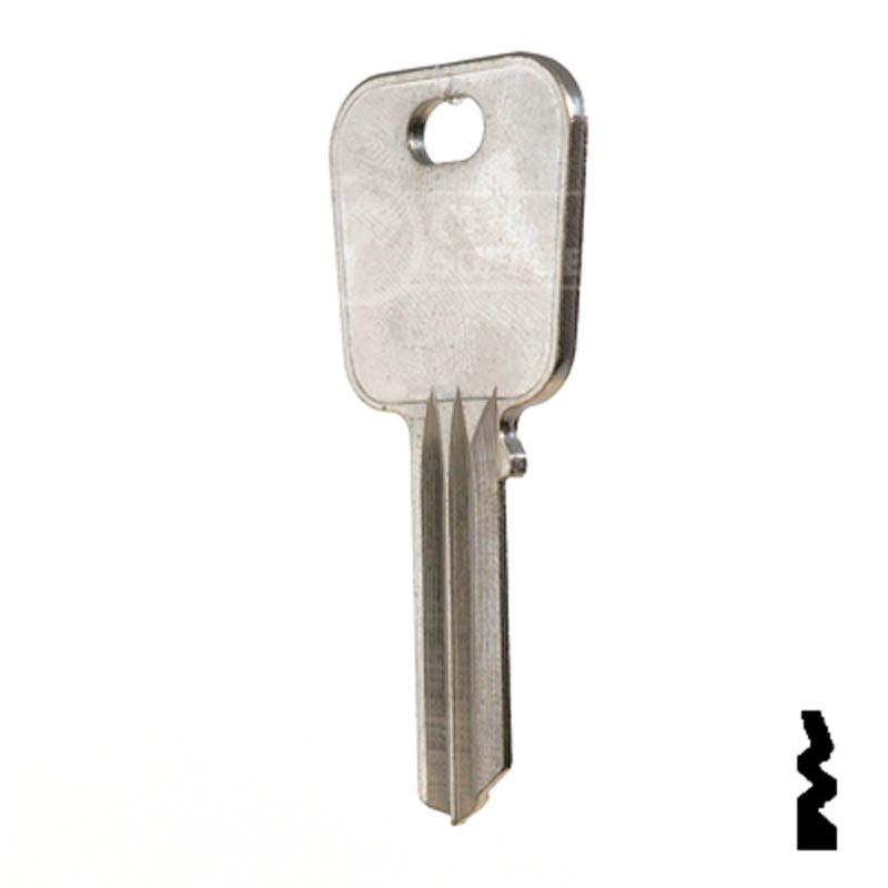 M27, 1092F Master Key Padlock Key Ilco