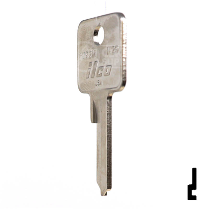 M29, 1092M Master Key Padlock Key Ilco