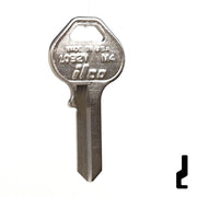 M4, 1092V Master Key Padlock Key Ilco