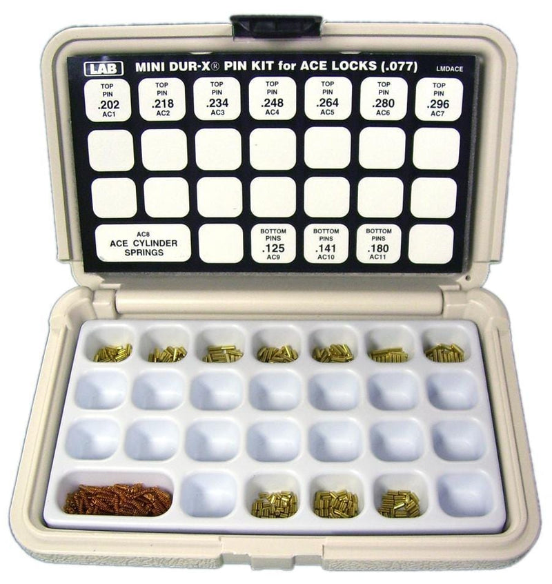 Mini DUR-X For Ace Pinning and Re-Keying Kits LAB