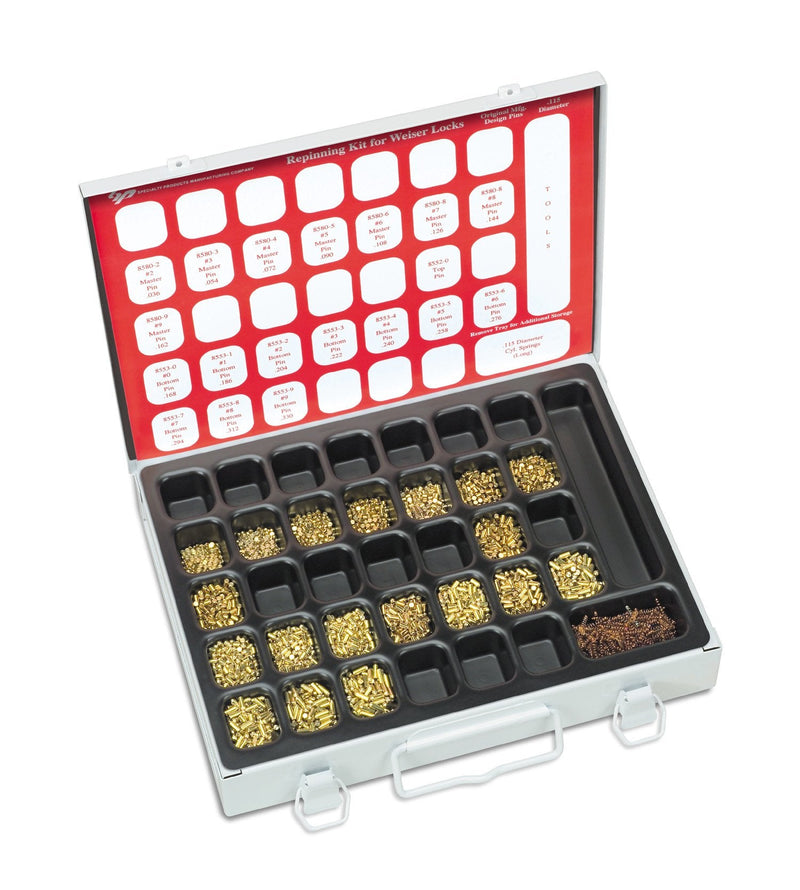 Weiser Re-Keying Kit Pinning and Re-Keying Kits Specialty Products Mfg.