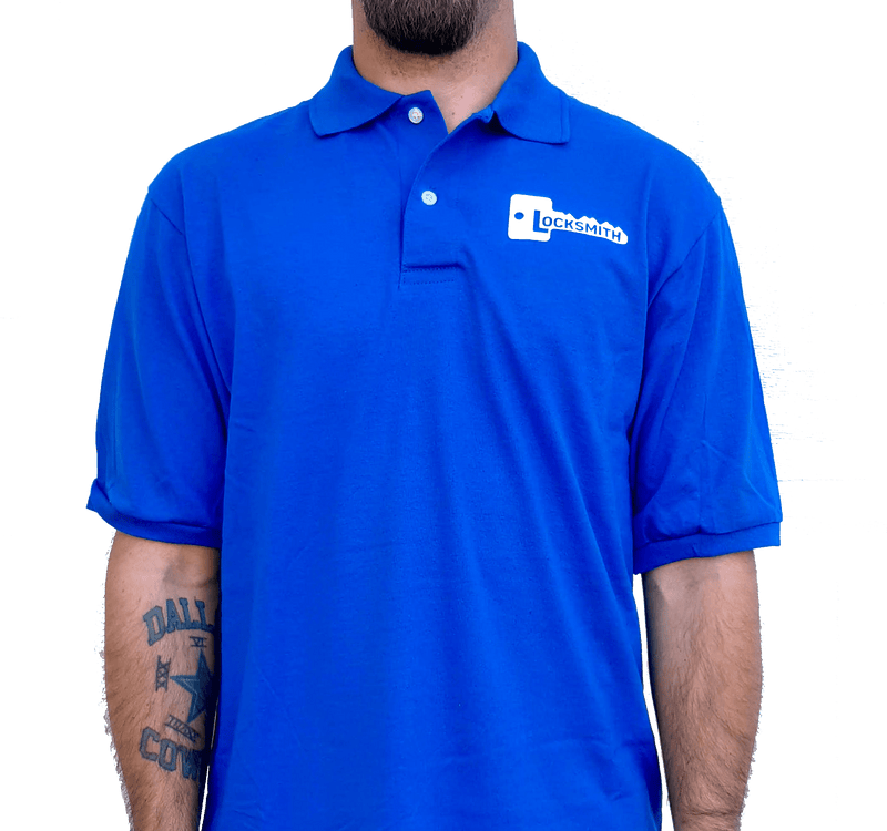 Locksmith Polo - Blue Polo CLK